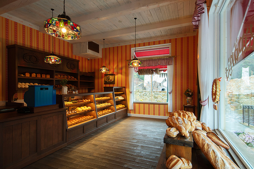 interior of the bakery